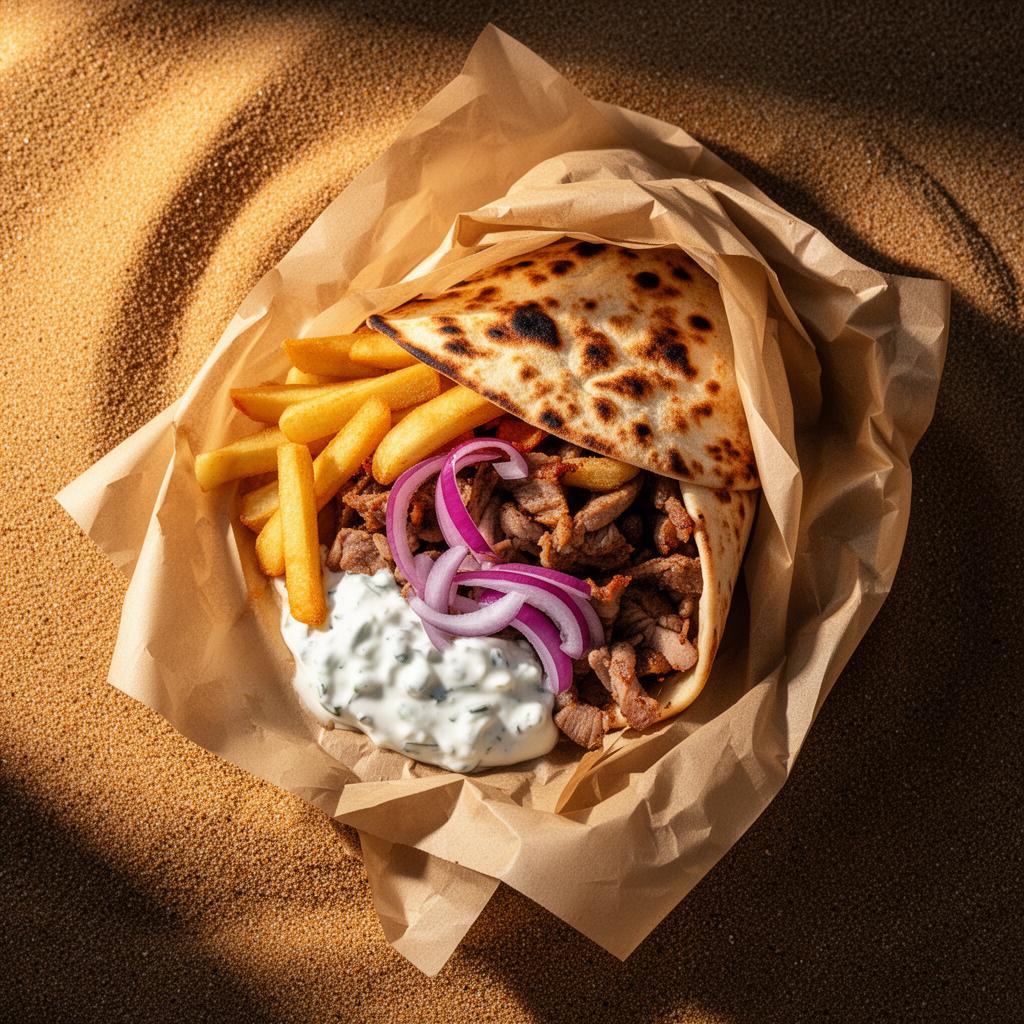 Prepared restaurant food ready for ordering